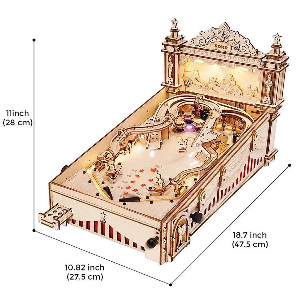 3D pinball machine | Flipperspill-Byggesett - mekaniske-Robotime-Kvalitetstid AS