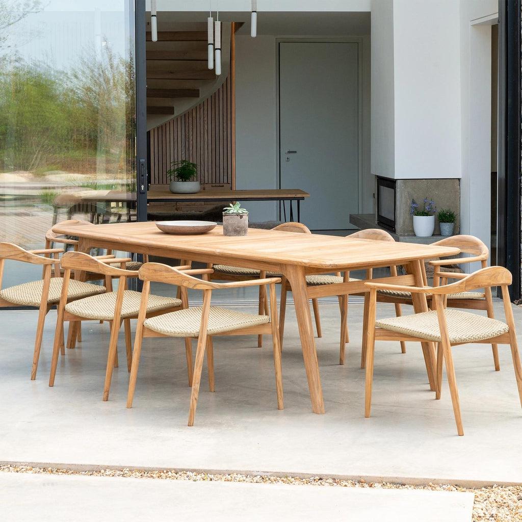 Spisebord (2.7m x 1m) | Teak | Dana-Bord-Alexander Rose-Kvalitetstid AS