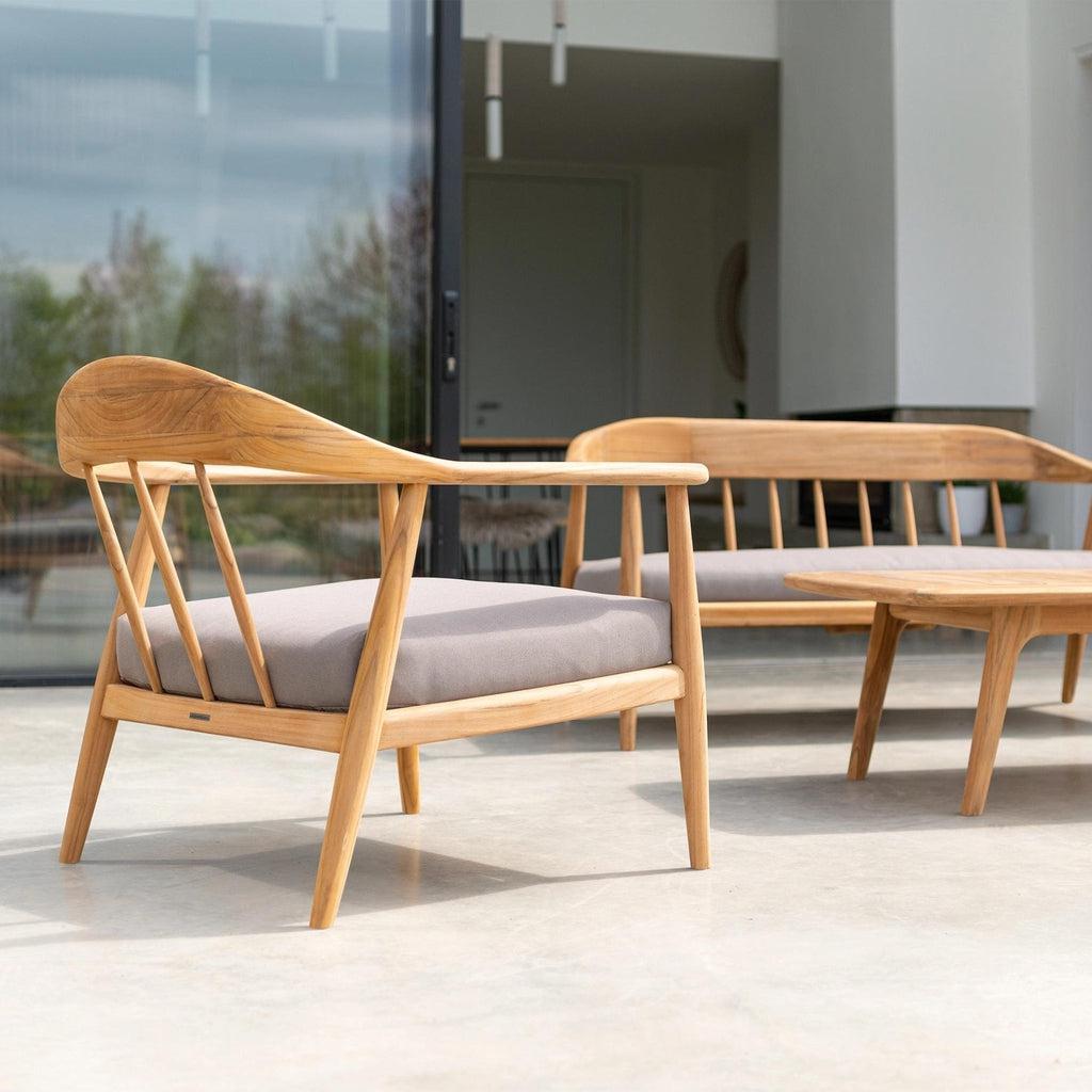 Loungestol | Teak | Dana-Stoler-Alexander Rose-Storm-Kvalitetstid AS