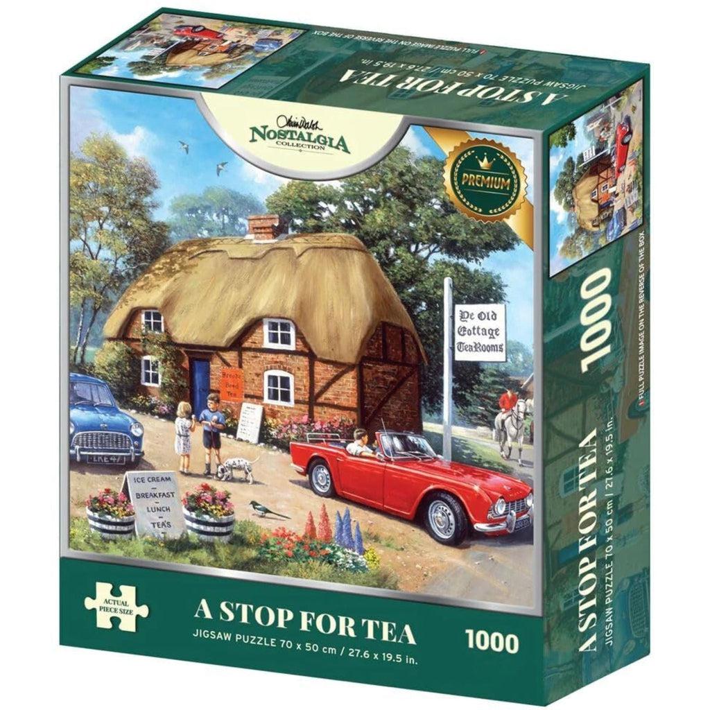 Puslespill | A Stop For Tea | Nostalgia | 1000-Puslespill-Kidicraft-Kvalitetstid AS