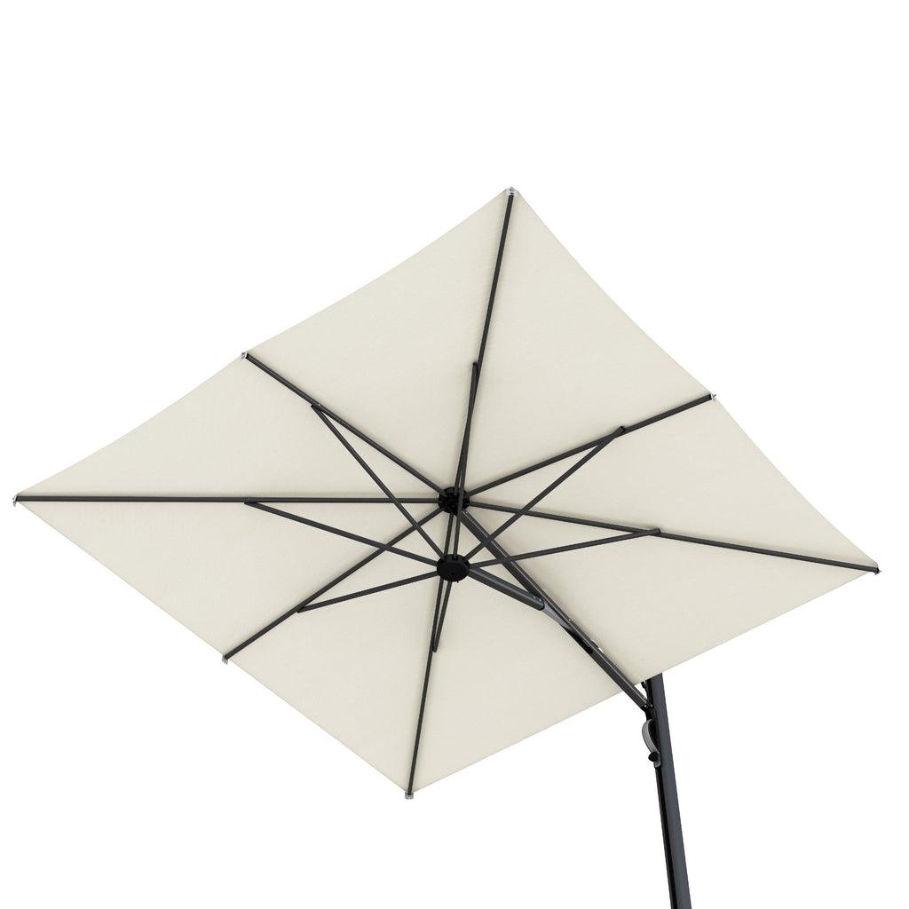 Parasoll Astro | m/sidearm | Carbon-Parasoller-Scolaro-3x3-Natur-Kvalitetstid AS