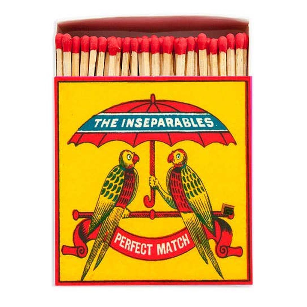 The Inseparables Square Sikkerhetsfyrtikker Perfekt Match Med To Fugler Under Paraply 125 Fyrtikker-Archivist Gallery | Europe-Kvalitetstid AS