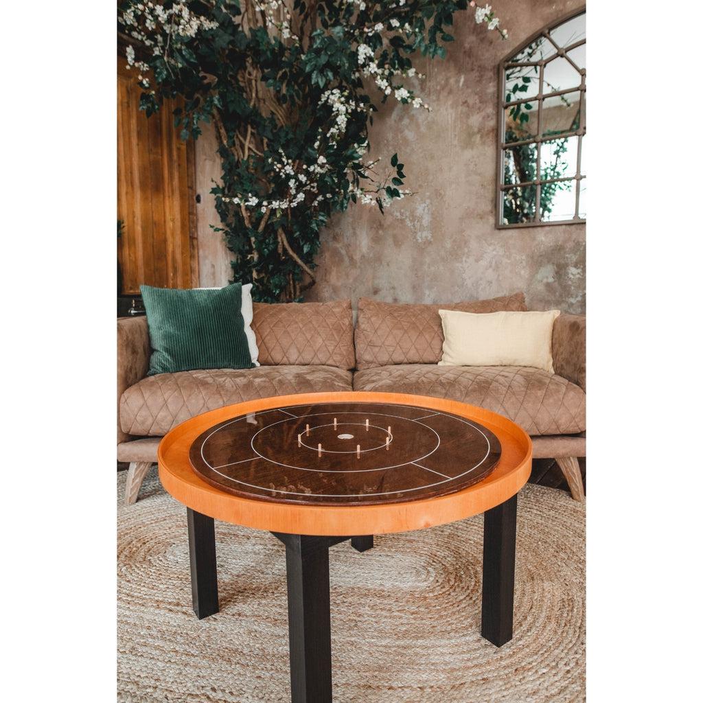 Crokinole bordspill | konkurransestørrelse m/komplett utstyrspakke-Crokinole-Woodestic-bøk-bøk-Kvalitetstid AS