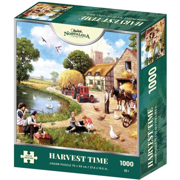 Puslespill | Harvest Time | Nostalgia | 1000-Puslespill-Kidicraft-Kvalitetstid AS