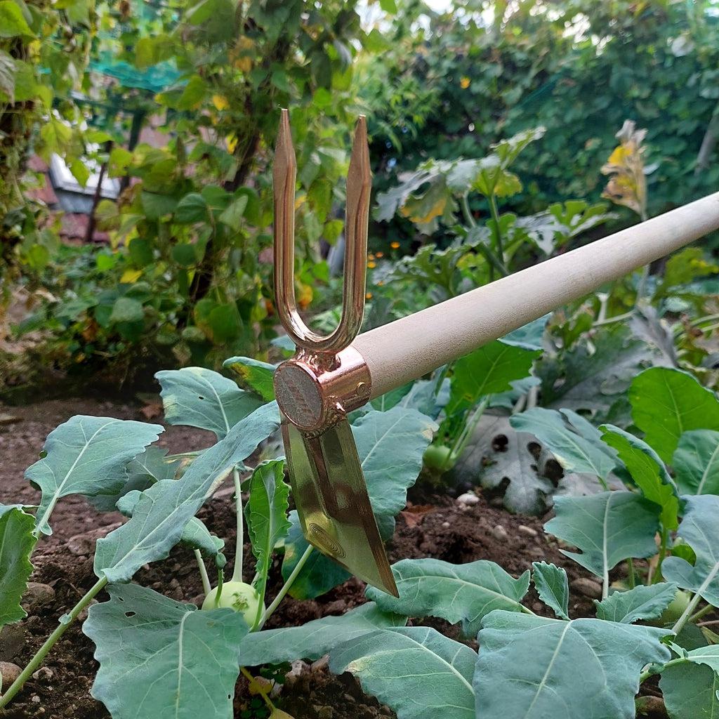 Hakke & klo i kobber | langt skaft-Hagehakker-OJ Bron-Kvalitetstid AS