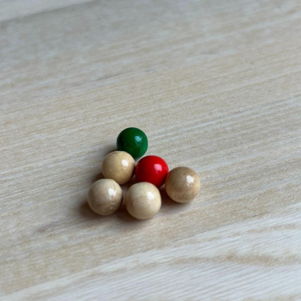 Snurrebass-rulett | Sett med trekuler | 18stk-Snurrebass - Rulett-Mespi-Kvalitetstid AS