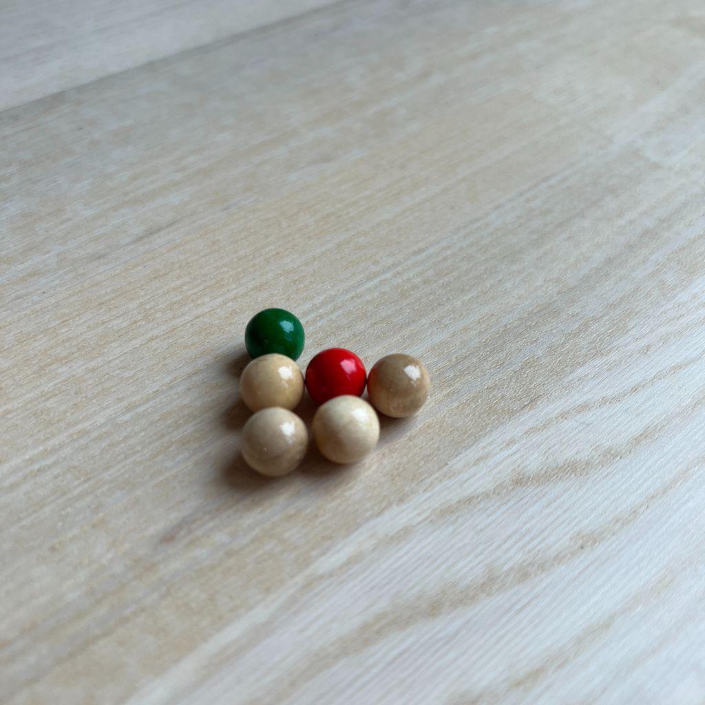 Snurrebass-rulett | Sett med trekuler | 18stk-Snurrebass - Rulett-Mespi-Kvalitetstid AS