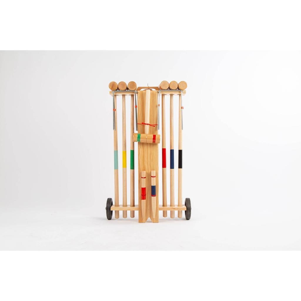 Krokketsett i tralle | 6 spillere-MORA PLAY-Kvalitetstid AS