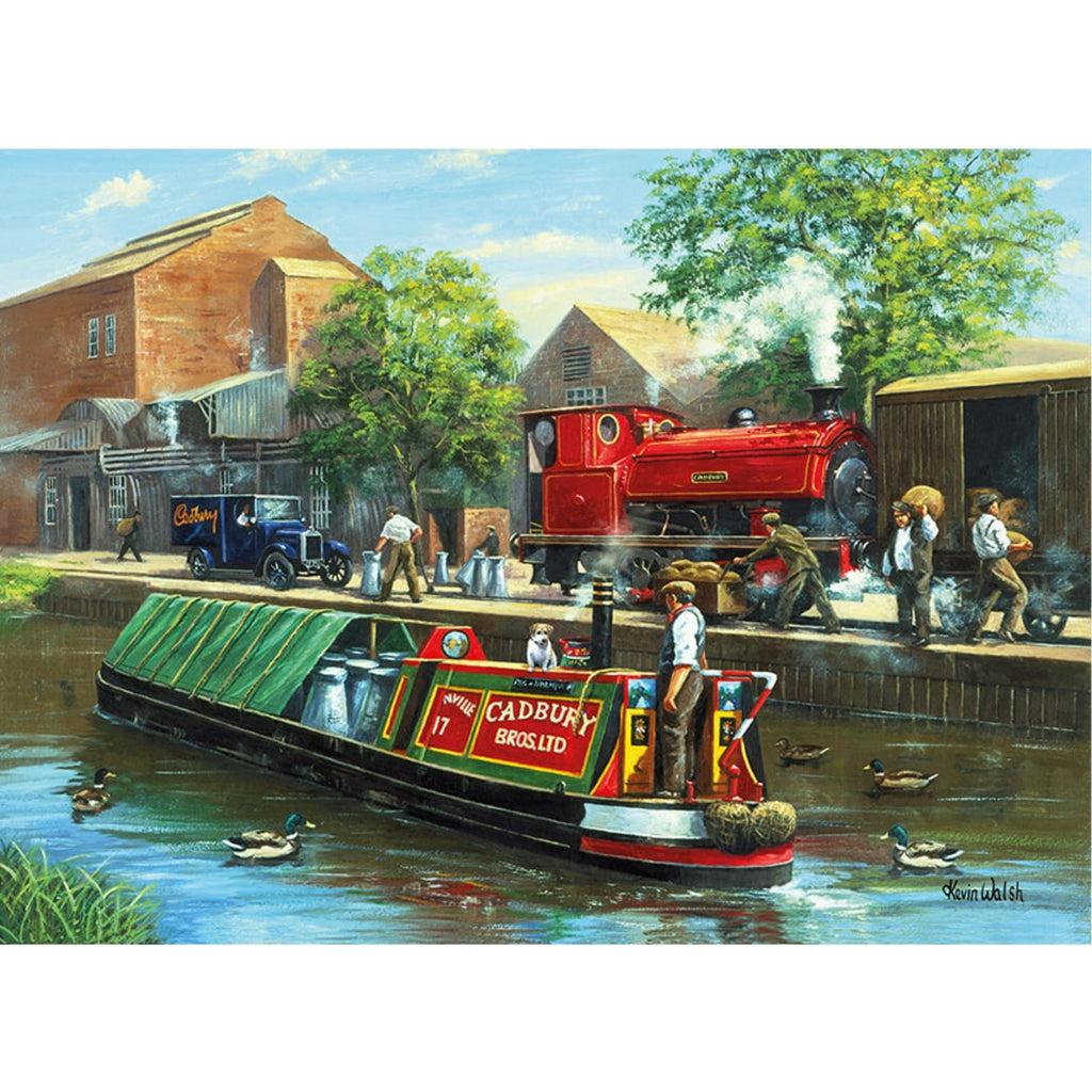 Puslespill | Canal Transport | Nostalgia | 1000-Puslespill-Kidicraft-Kvalitetstid AS