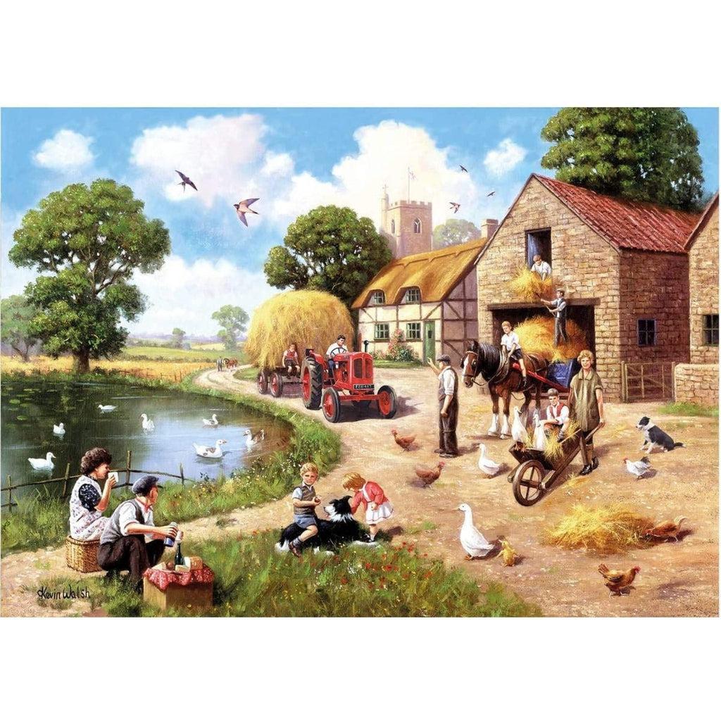 Puslespill | Harvest Time | Nostalgia | 1000-Puslespill-Kidicraft-Kvalitetstid AS