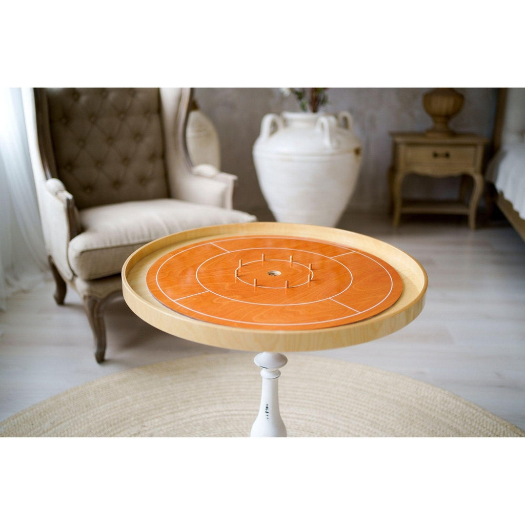 Crokinole bordspill | Mini | med komplett utstyrspakke-Crokinole-Woodestic-Kvalitetstid AS