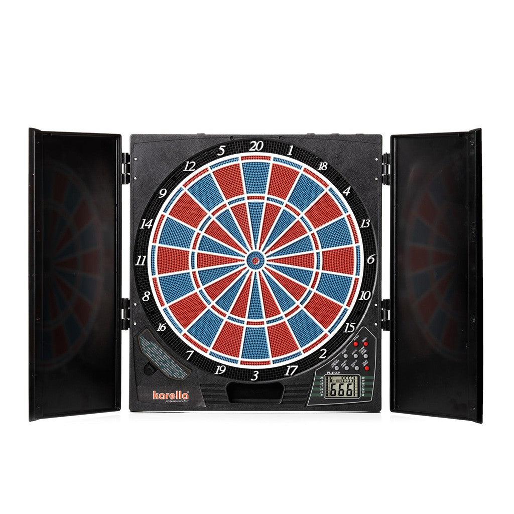 Dartskap | m/ Elektronisk dartskive og dartpiler | CB-25-Dart skap-Karella-Kvalitetstid AS