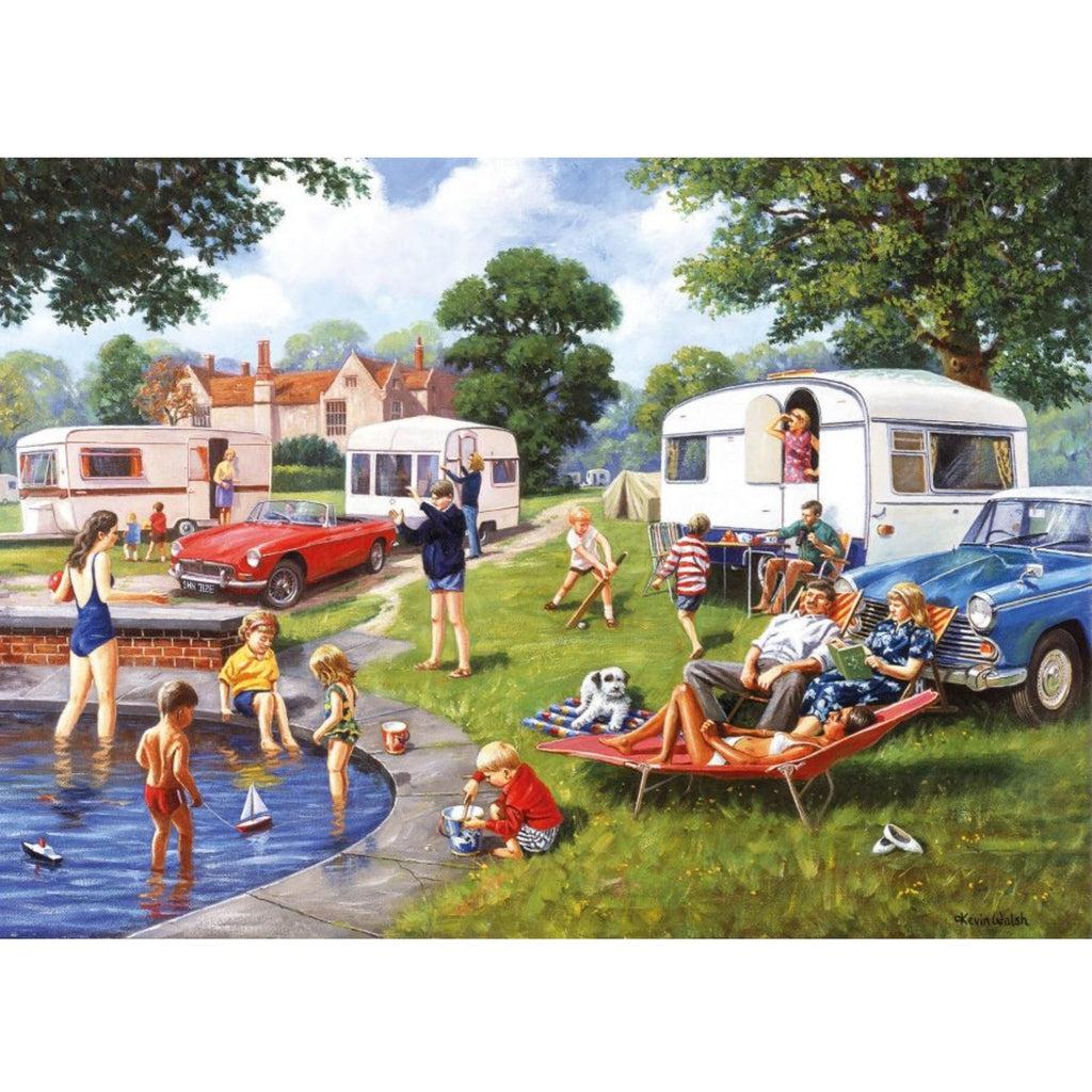 Puslespill | Caravan Holiday | Nostalgia | 1000-Puslespill-Kidicraft-Kvalitetstid AS