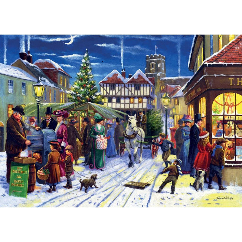 Puslespill | Christmas Market | Nostalgia Christmas Edition | 1000-Puslespill-Kidicraft-Kvalitetstid AS