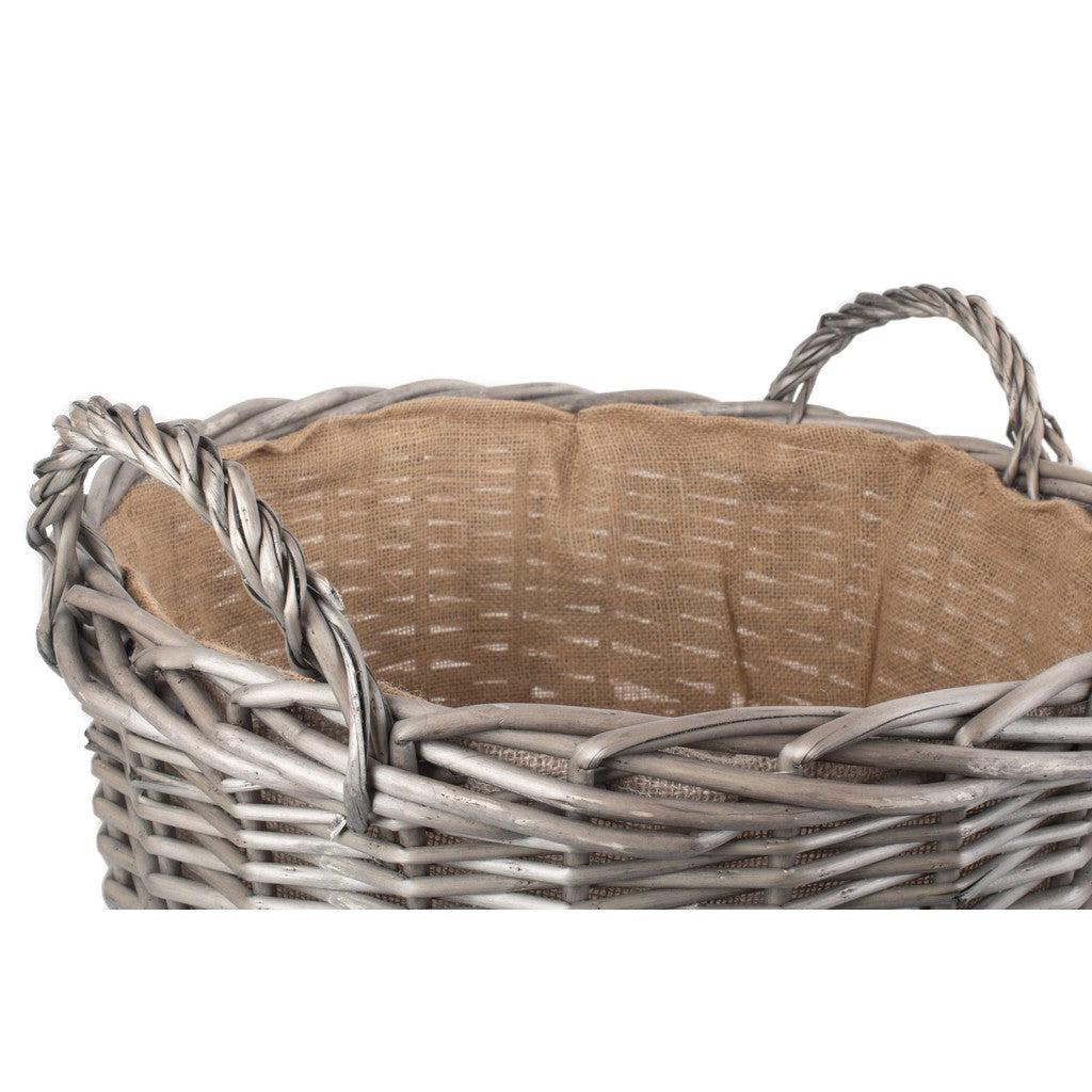 Rundfôret vedkurv | Eksta stor-Piknikkurver-Willow Direct-Kvalitetstid AS