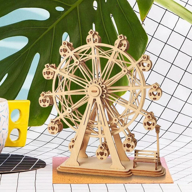 Pariserhjul | Ferris Wheel-Byggesett - mekaniske-Robotime-Kvalitetstid AS