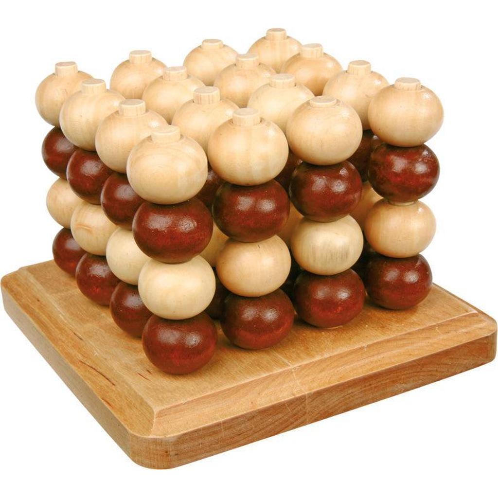 Brettspill I Tre 3D Liten For To Spillere Small Foot-Fire på rad-small foot-Kvalitetstid AS