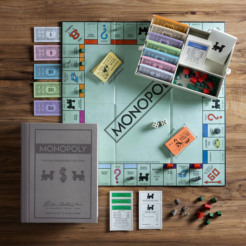 Monopoly Vintage Bookshelf Edition-WS Game Company-Kvalitetstid AS