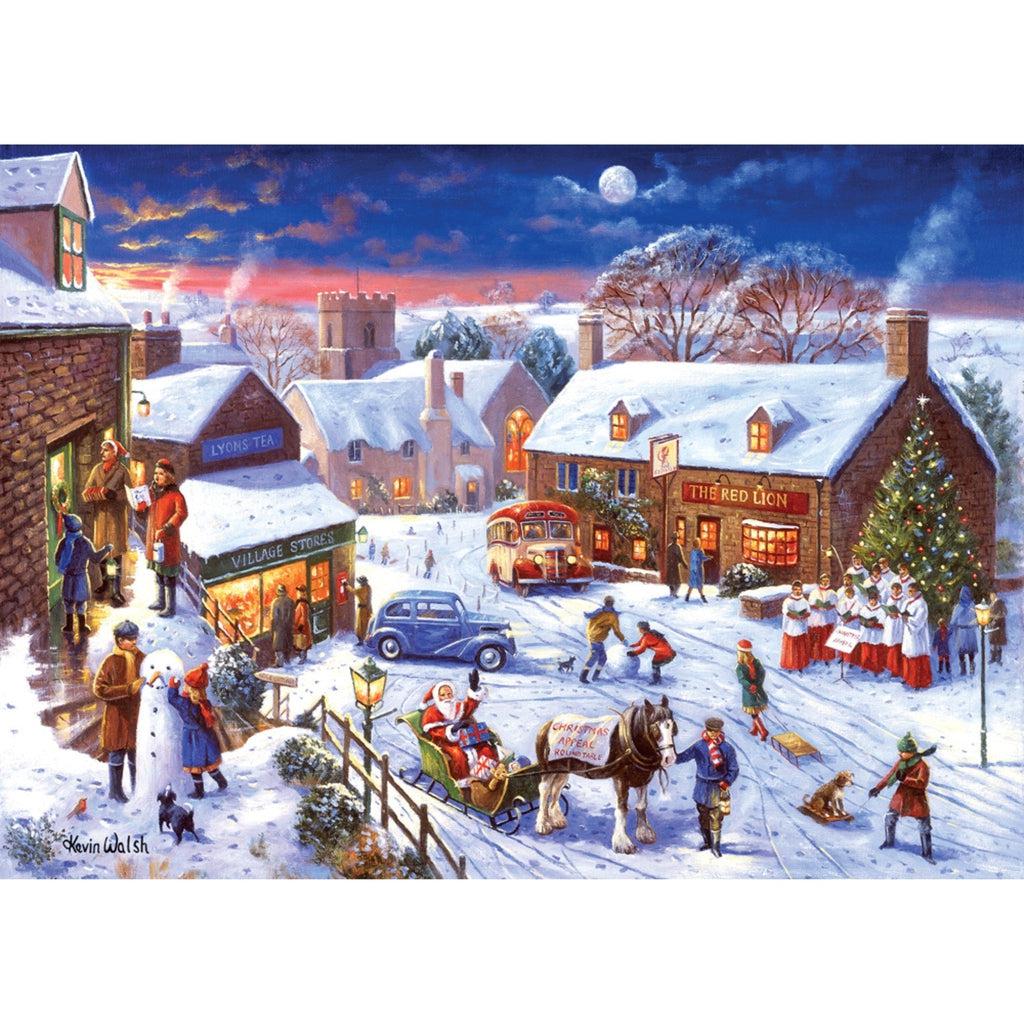 Puslespill | The Village at Christmas | Nostalgia Christmas Edition | 1000-Puslespill-Kidicraft-Kvalitetstid AS