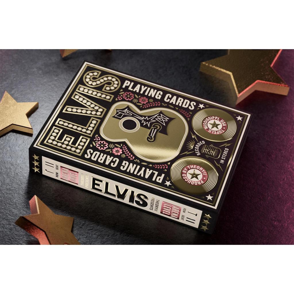 Theory11 Elvis Spillekort Premium Kortsett Med Elvis Tema For Samlere Og Magikere-Kortstokker-Cardshouse-Kvalitetstid AS