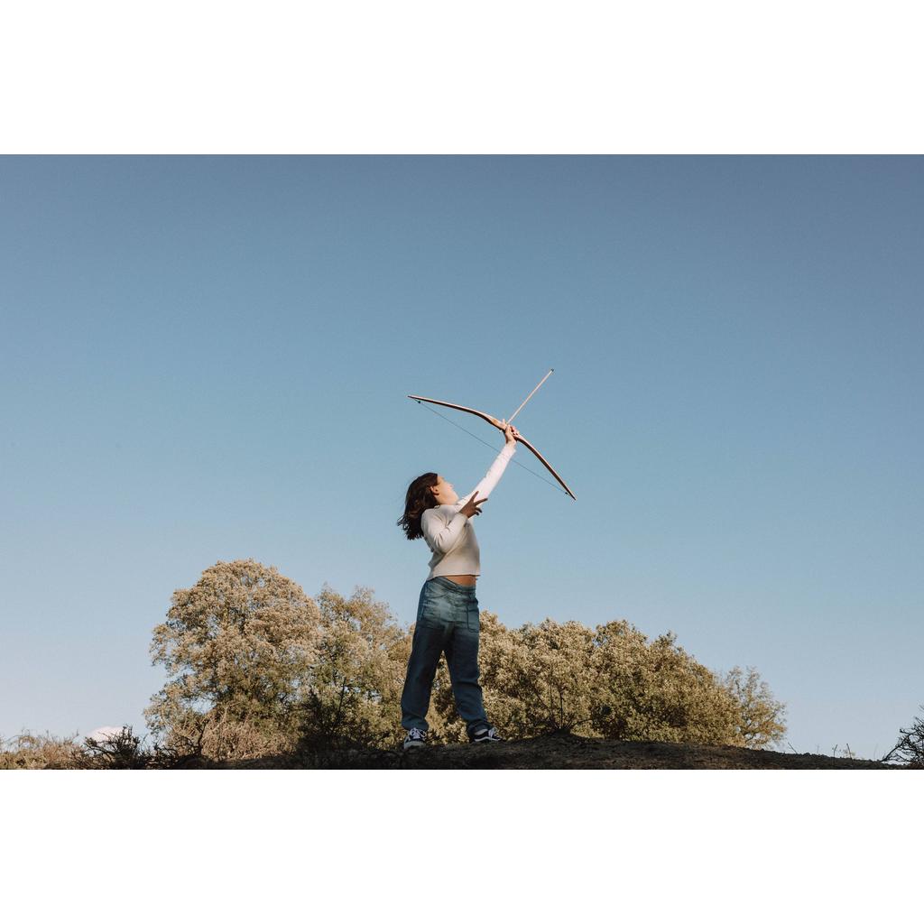 Pil og bue i tre-MORA PLAY-Kvalitetstid AS