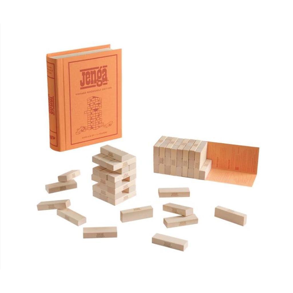 Jenga - Vintage Bokhylleutgave-StabletÄrn-WS Game Company-Kvalitetstid AS
