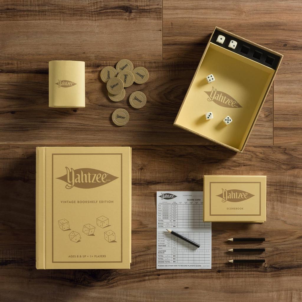 Yahtzee Vintage Bookshelf Edition-WS Game Company-Kvalitetstid AS