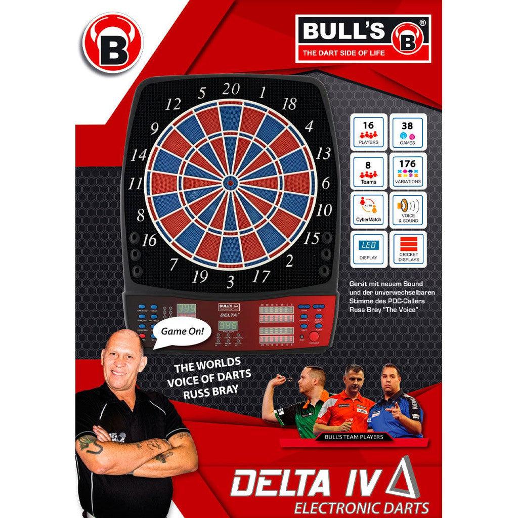 BULL'S Delta IV RB Sound Dartboard Elektronisk Dartspill-Darttavler-Embassy Sporthandel GmbHs-Kvalitetstid AS