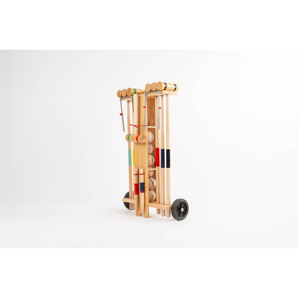 Krokketsett i tralle | 6 spillere-MORA PLAY-Kvalitetstid AS