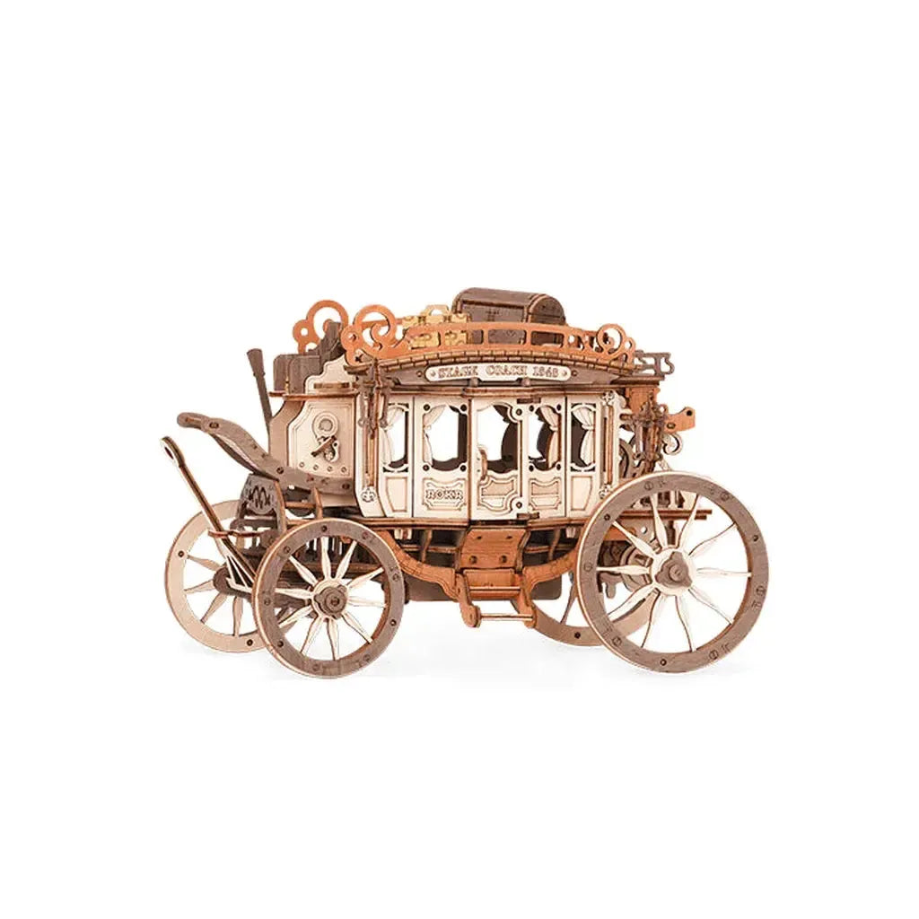 Diligense | Hestetrukket Vogn | Stagecoach-Robotime-Kvalitetstid AS