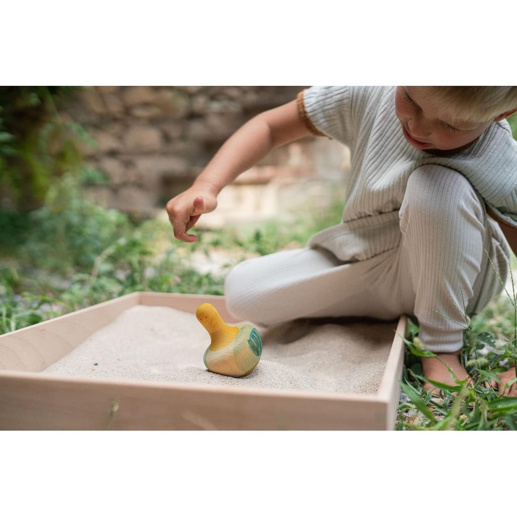 Lekefigur | Flowing Yellow Bird-Treleker-Grapat-Kvalitetstid AS