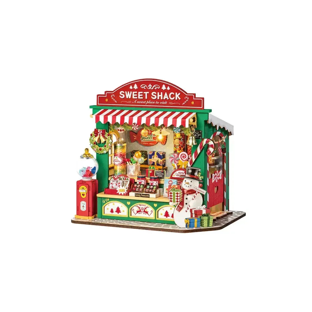 Julens Godtebutikk | Christmas Candy Stand-Robotime-Kvalitetstid AS