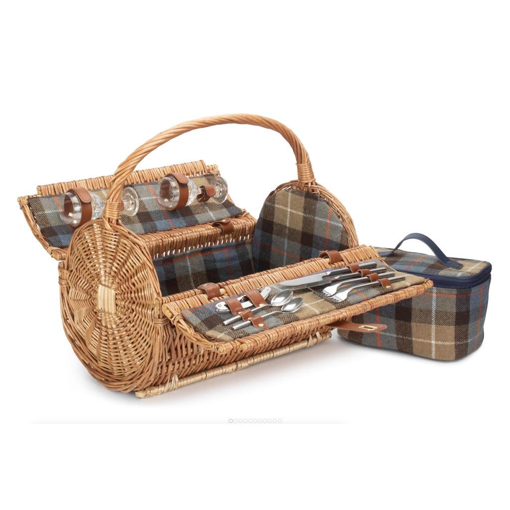 Picnic-kurv | Tønne m/kjølebag | Ravenstor | 2 personer-Willow Direct-Kvalitetstid AS