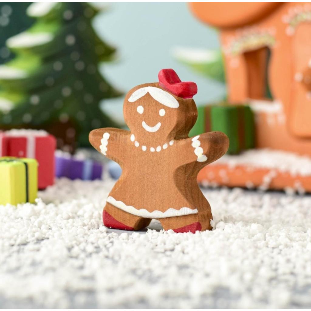 Trefigur | Pepperkakedame-Trefigurer-Bumbu Toys-Kvalitetstid AS