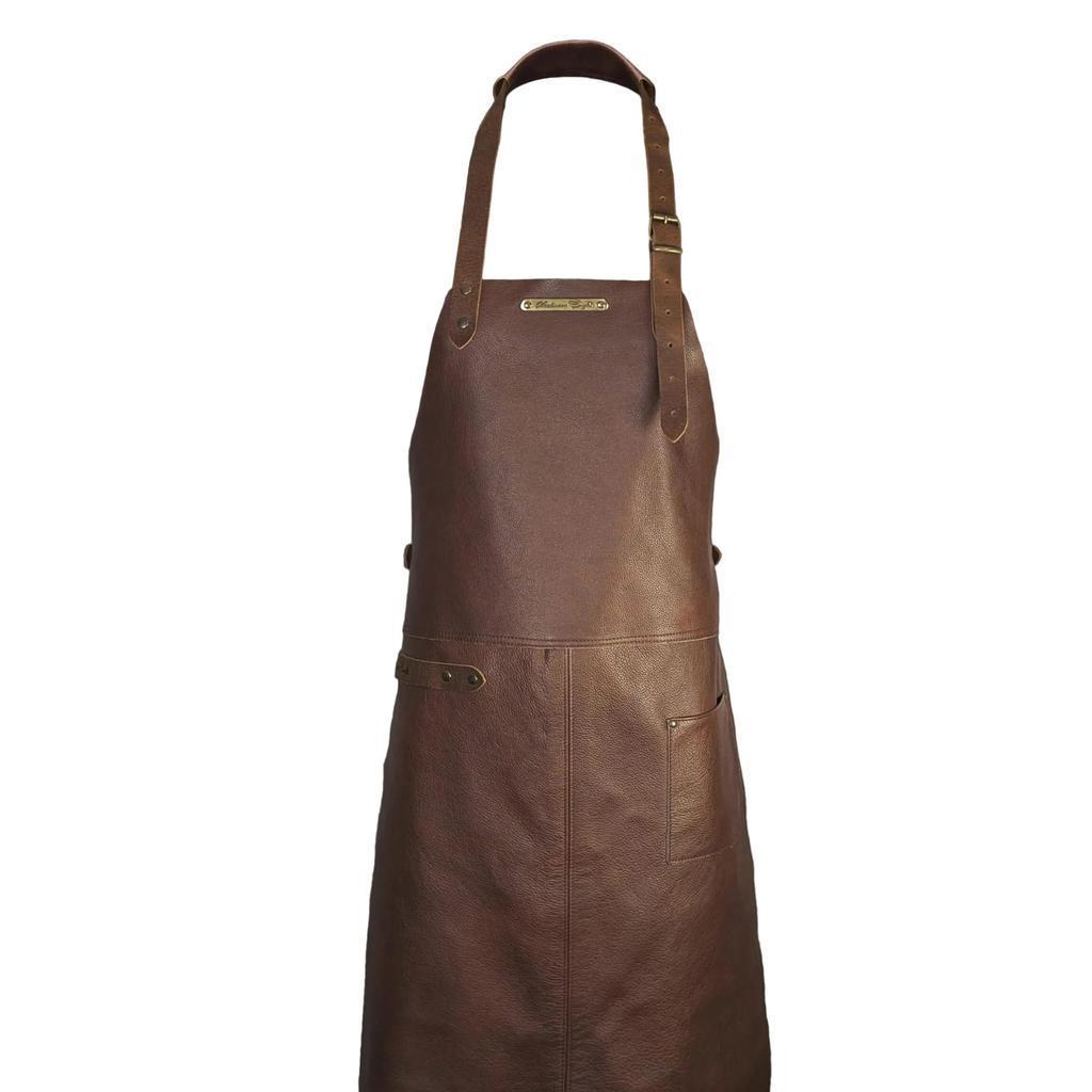 Forkle Italiensk Skinn Ekstra Lang XL Stalwart Crafts-Stalwart Crafts-Brown-Kvalitetstid AS