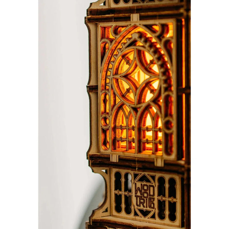 Antikk lanterne | Antique Lantern-Byggesett - mekaniske-Wood Trick-Kvalitetstid AS