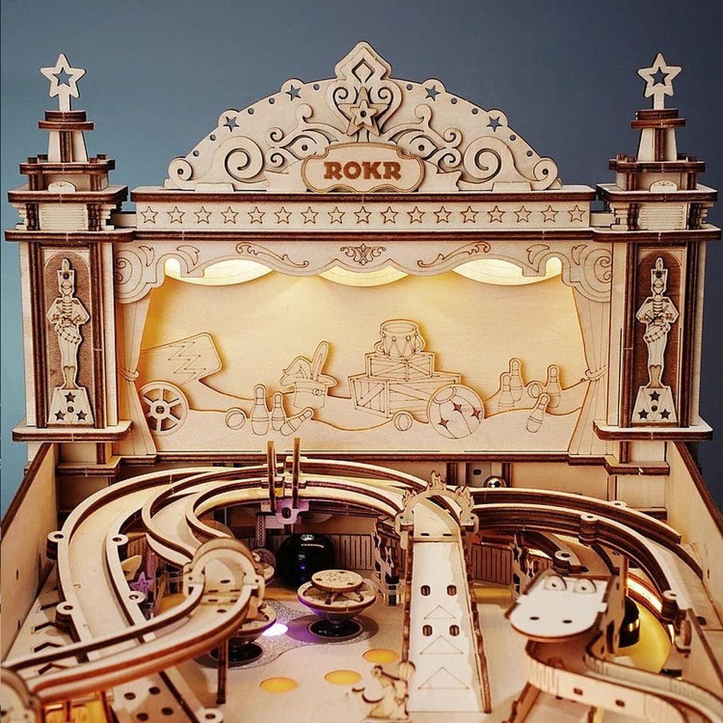 3D pinball machine | Flipperspill-Byggesett - mekaniske-Robotime-Kvalitetstid AS