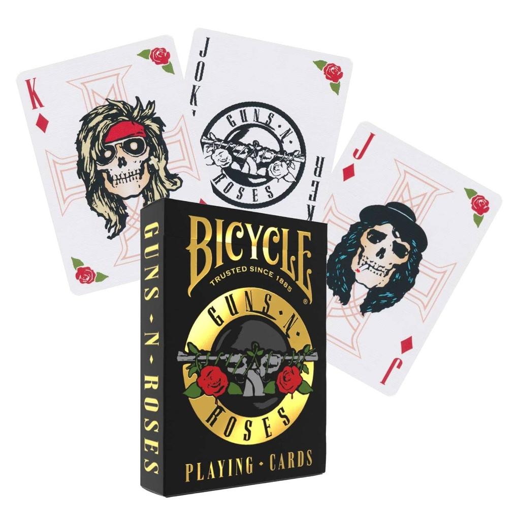 Guns N' Roses Spillekort Bicycle Kortstokk Med Logo-Kortstokker-Cardshouse-Kvalitetstid AS