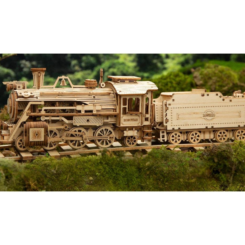 Prime Steam Express | Damplokmotiv-Byggesett - mekaniske-Robotime-Kvalitetstid AS