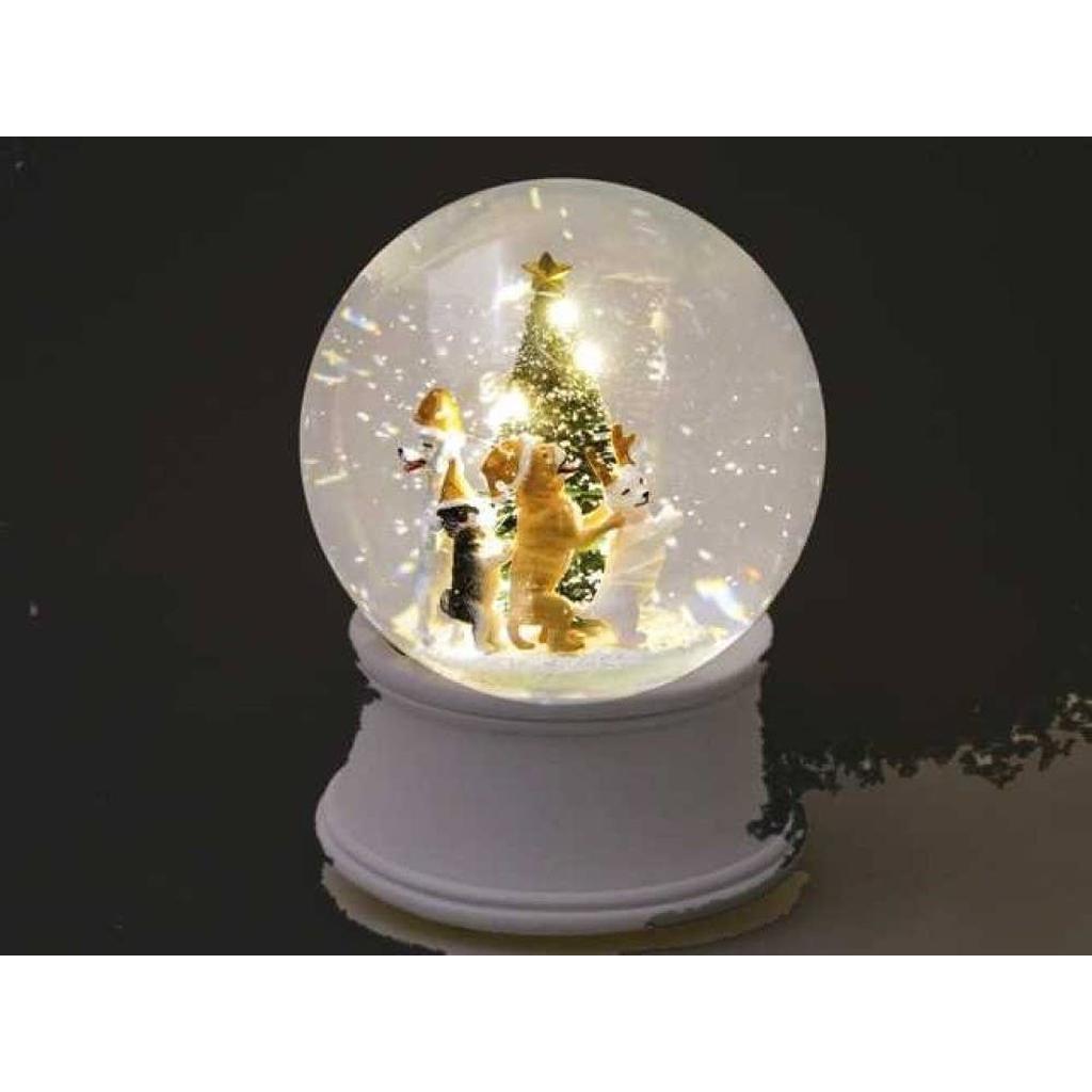 Music box - Polonaise snow globe 120 mm-Musicbox world-Kvalitetstid AS
