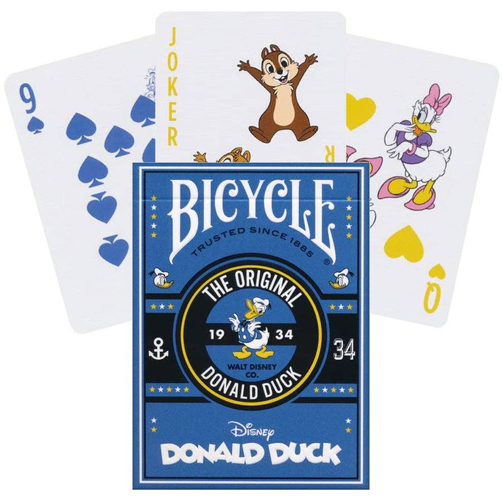 Bicycle Donald Duck Spillekort 90 År Jubileum Disney-Cardshouse-Kvalitetstid AS
