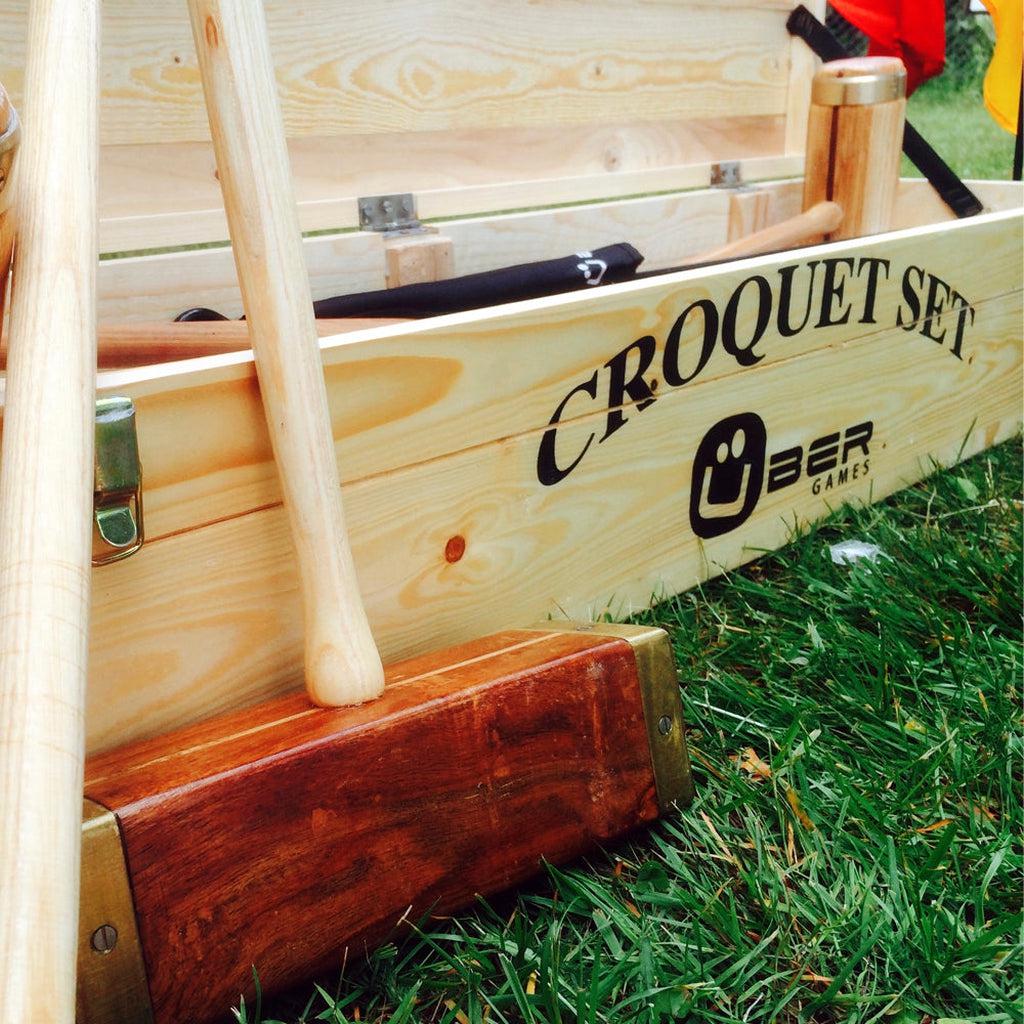 Croquet oppbevaring-Croquet tilbehør-Uber Games-Krokket-tralle til 6 spillere-Kvalitetstid AS