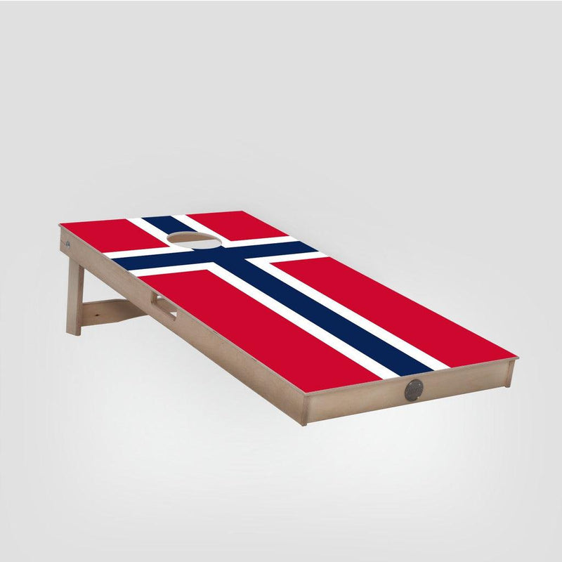 Cornhole Gockel | Det originale ertepose-spillet-Cornhole-Gockel-norsk flagg 2-Kvalitetstid AS