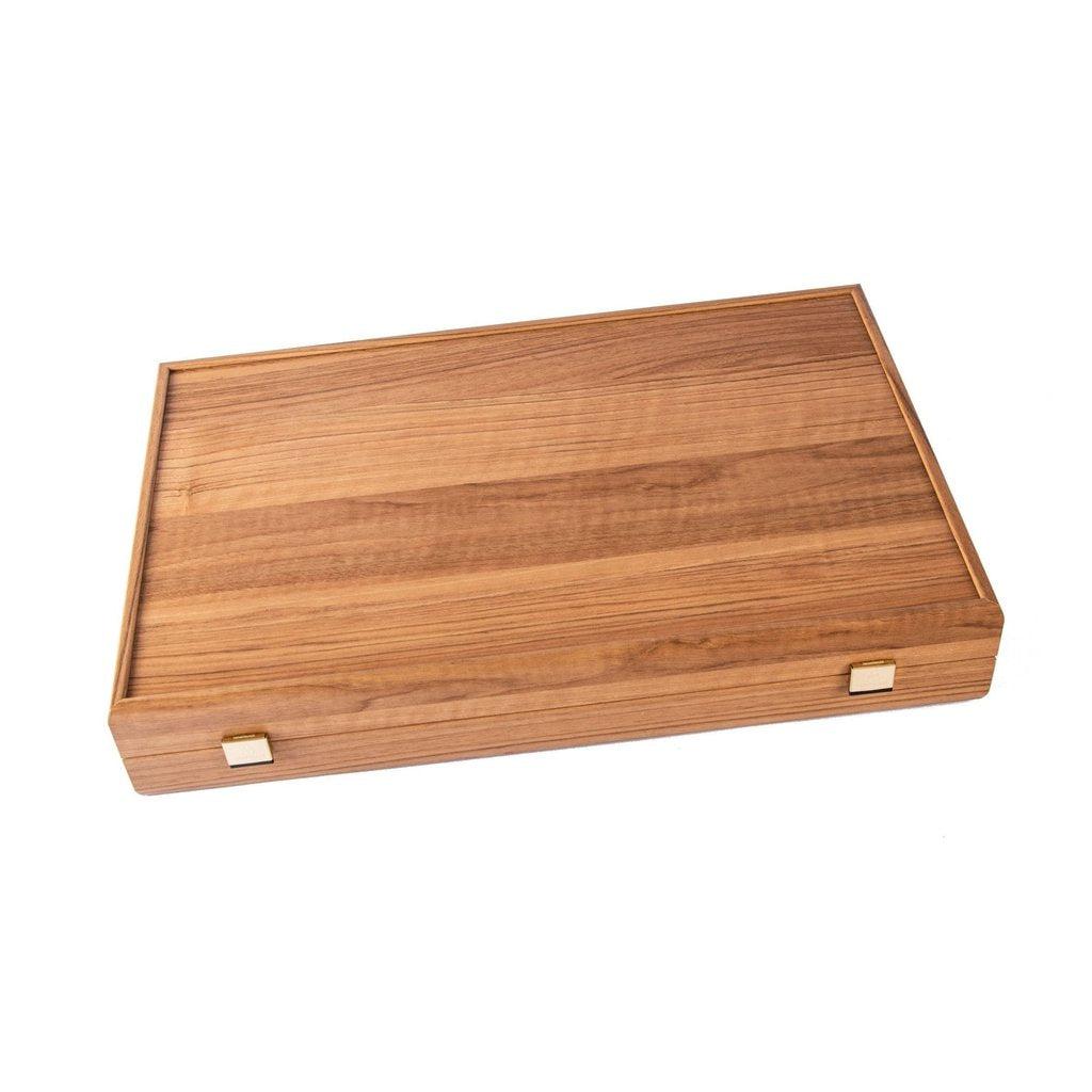 CHAMPAGNE BEIGE Backgammon-Bordspill-Manopoulos-Large-Kvalitetstid AS