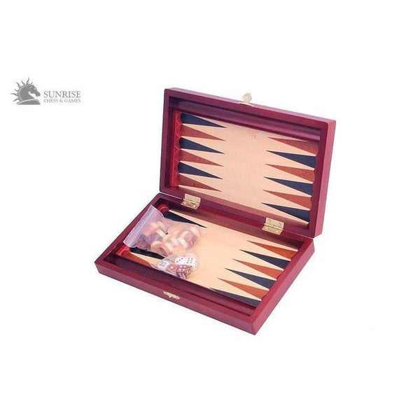 Backgammon reisespill (34x40 cm)-Bordspill-Sunrise Chess-Kvalitetstid AS