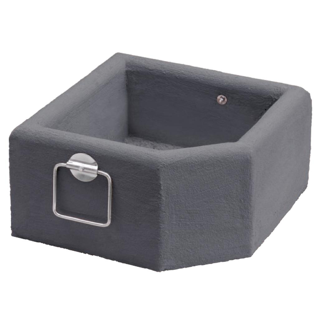 Betongvekt | m/blomsterpotte | BV5050-Parasoll-tilbehør-Scolaro-Mørk grå-Kvalitetstid AS