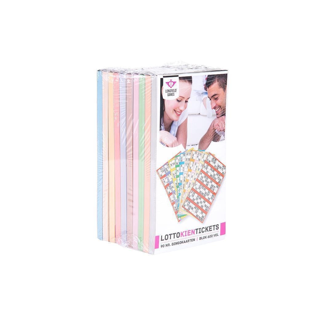 Bingolotto | Kuponger -10x600 stk - 90 tall-Bordspill-Engelhart-Kvalitetstid AS