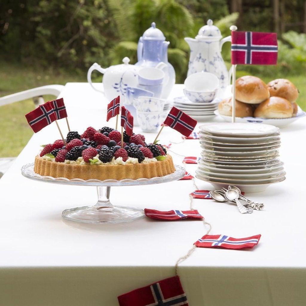 Flagg på flaggstang - 180cm-Interiør-Langkilde-Kvalitetstid AS