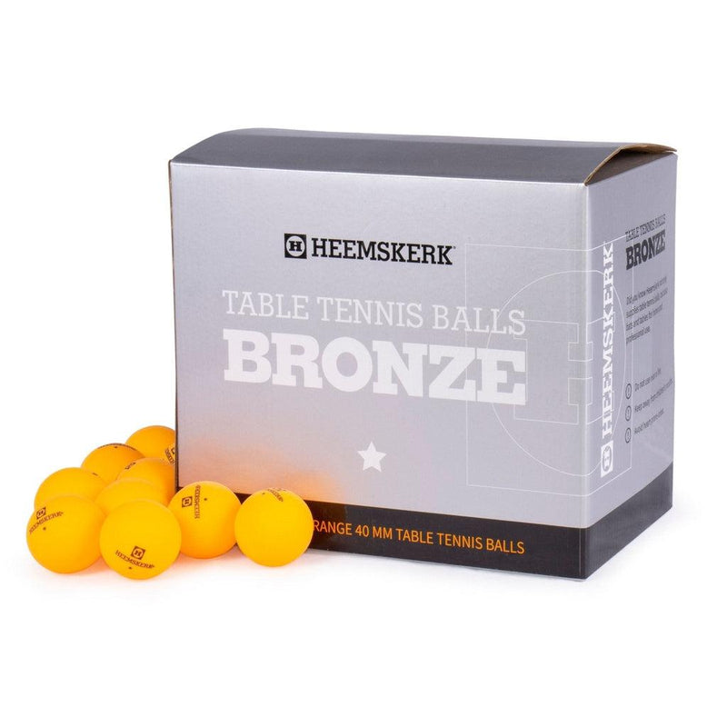 Bordtennisballer Bronze-Bordtennisballer-Heemskerk-Orange-120-pack-Kvalitetstid AS