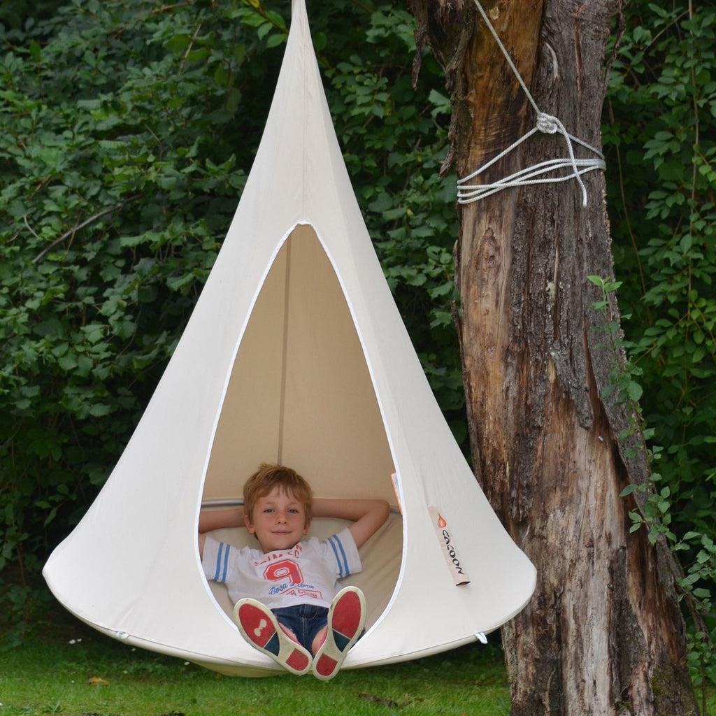 Cacoon hengekøye | Bebo (barn)-Hengekøyer-Cacoon-Natur hvit-Kvalitetstid AS